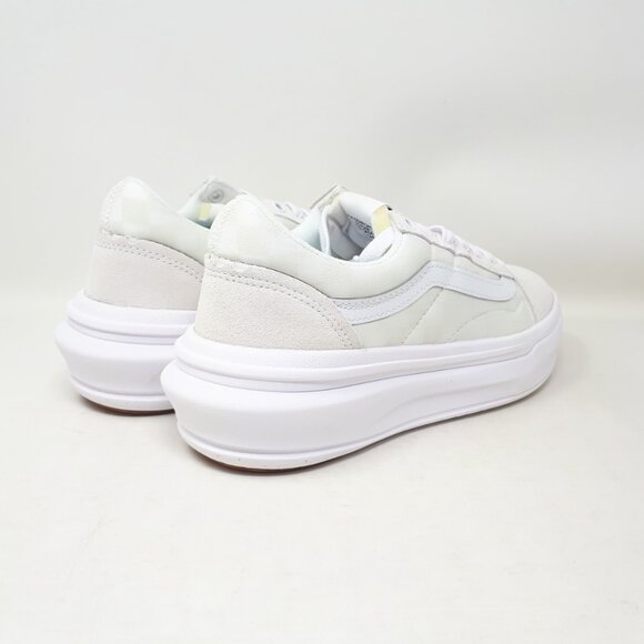 NWT Vans White Platform Sneakers Checkerboard White - Picture 5 of 12